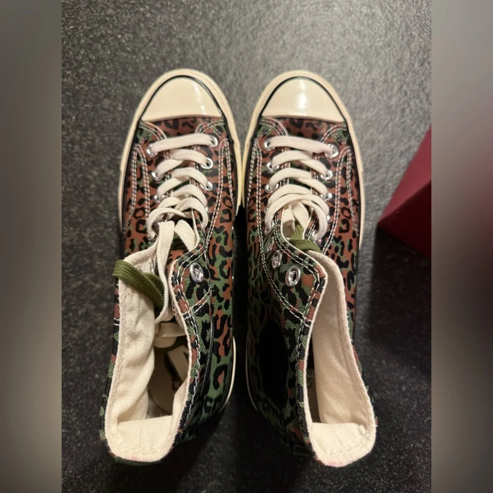 CONVERSE x CONCEPTS unisex CT 1970 HI ZAIRE LEOPARD CAMO SNEAKERS